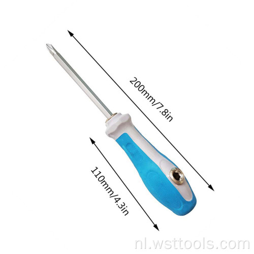 Magnetisch schroevendraaiergereedschap met omkeerbare dubbele eindas